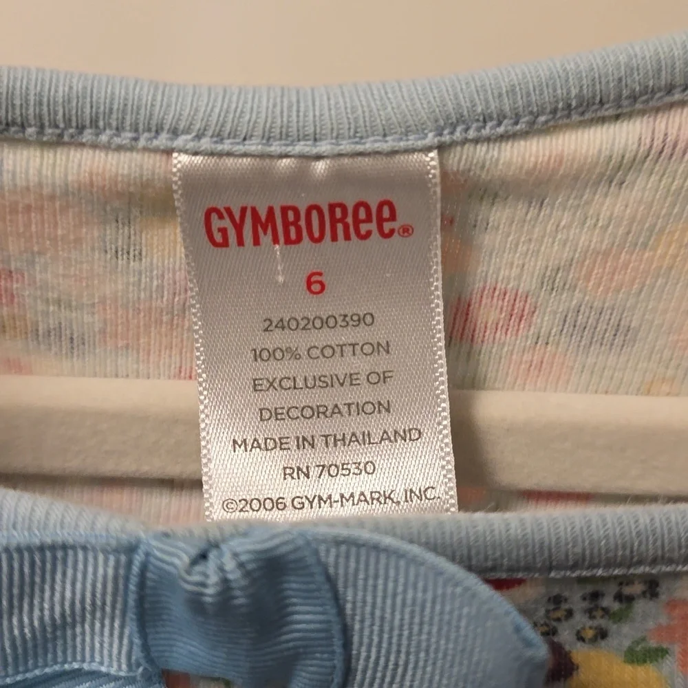 Gymboree Multicolor Floral Long Sleeve Dress Size 6
